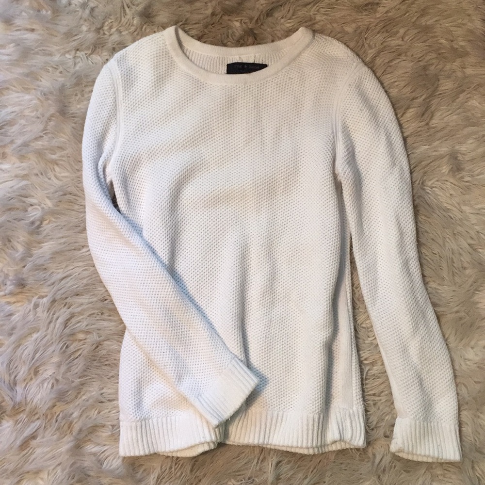 Rag & Bone White Knit Sweater
